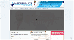 Desktop Screenshot of drsergiodelhoyo.com