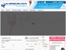 Tablet Screenshot of drsergiodelhoyo.com